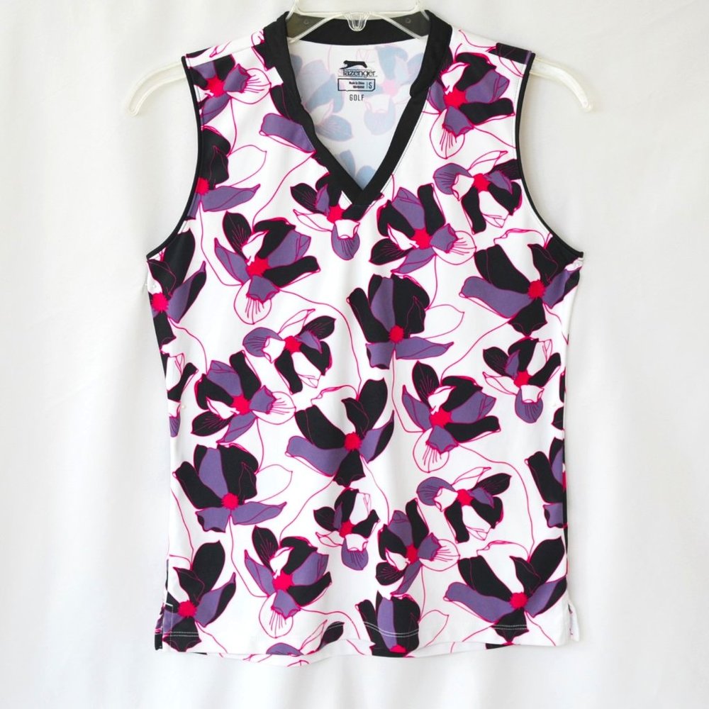 Slazenger Women's Golf Top Sleeveless V-neck Pullover Size S